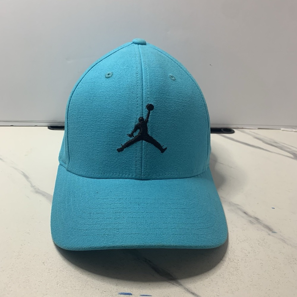 Jordan Jumpman Teal Unisex Adults Baseball Cap Hat, One Size, Solid Casual